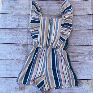 Beautees girls summer Romper size 7